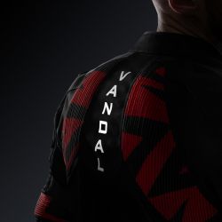 KURTKA MOTOCYKLOWA TEKSTYLNA REBELHORN VANDAL 2 AIR BLACK RED 