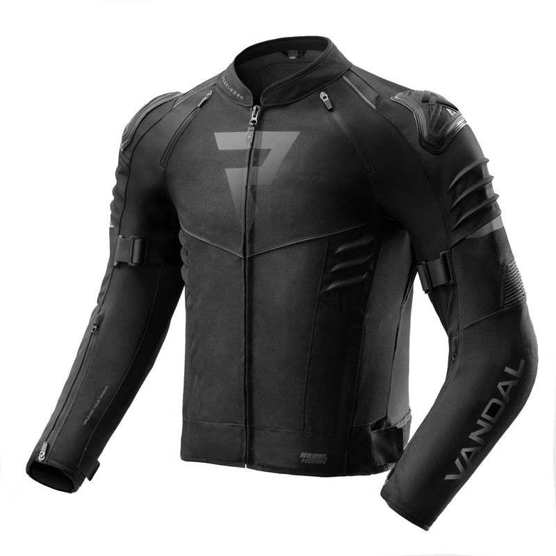 KURTKA MOTOCYKLOWA TEKSTYLNA REBELHORN VANDAL 2 BLACK 