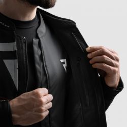 KURTKA MOTOCYKLOWA TEKSTYLNA REBELHORN VANDAL 2 BLACK RED 