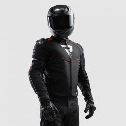 KURTKA MOTOCYKLOWA TEKSTYLNA REBELHORN VANDAL 2 BLACK RED 
