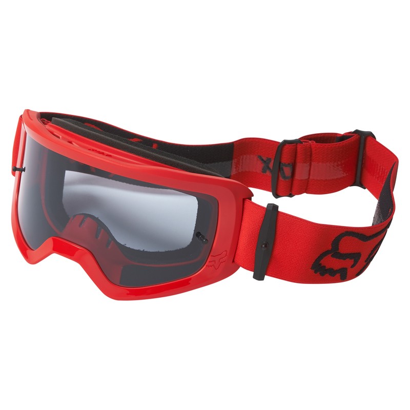 GOGLE FOX MAIN S STRAY FLUORESCENT RED - SZYBA CLEAR (1 SZYBA W ZESTAWIE) ENDURO CROSS