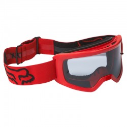 GOGLE FOX MAIN S STRAY FLUORESCENT RED - SZYBA CLEAR (1 SZYBA W ZESTAWIE) ENDURO CROSS