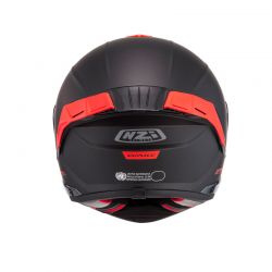 KASK MOTOCYKLOWY NZI WAKE STREAM BOOSTER SOLID NOUVEAU BLACK RED MATT 