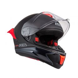 KASK MOTOCYKLOWY NZI WAKE STREAM BOOSTER SOLID NOUVEAU BLACK RED MATT 