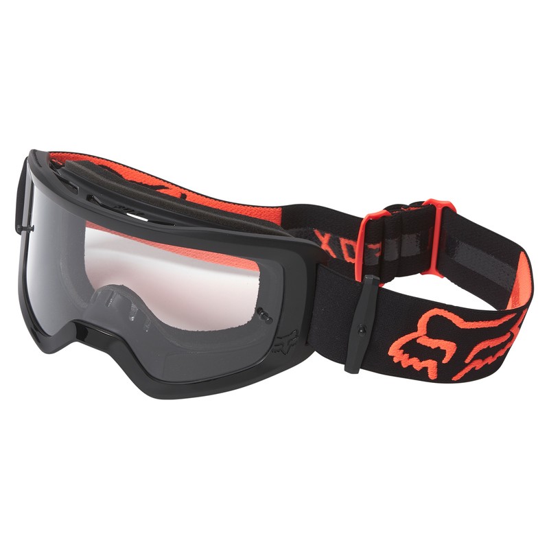 GOGLE FOX JUNIOR MAIN STRAY BLACK/ORANGE  - SZYBA CLEAR (1 SZYBA W ZESTAWIE) ENDURO CROSS