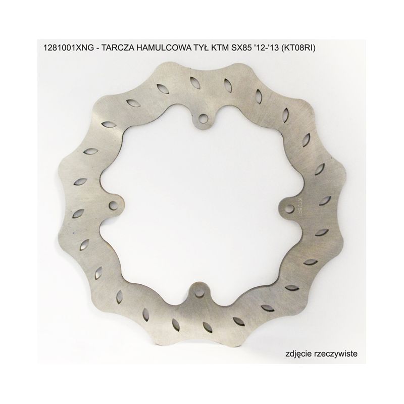 GROSSKOPF WYPRZEDAŻ TARCZA HAMULCOWA WAVE TYŁ KTM SX 85 '12-'13 KT08RI