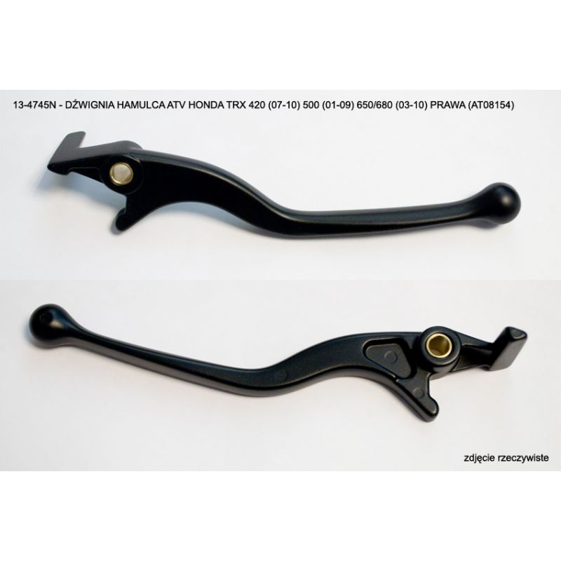 BRONCO DŹWIGNIA HAMULCA ATV HONDA TRX 420 '07-'10, 500 '01-'09, 650/680 '03-'10 PRAWA 13-4745N