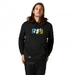 BLUZA Z KAPTUREM FOX MIRER BLACK  ENDURO CROSS