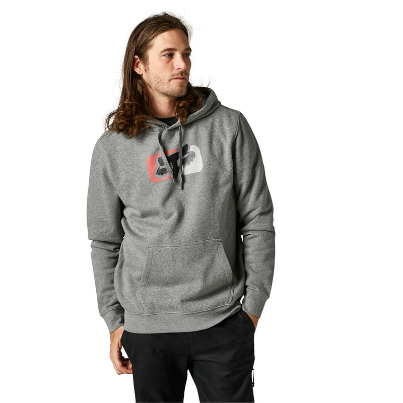 BLUZA Z KAPTUREM FOX MIRER HEATHER GRAPHITE  ENDURO CROSS