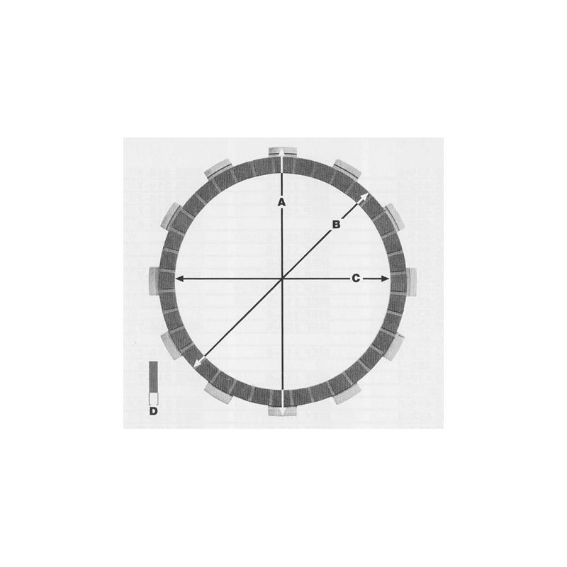 PROX PRZEKŁADKI TARCZ SPRZĘGŁOWYCH KTM 450/525SX-EXC '04-05, 525SMR '04-05 P111-8