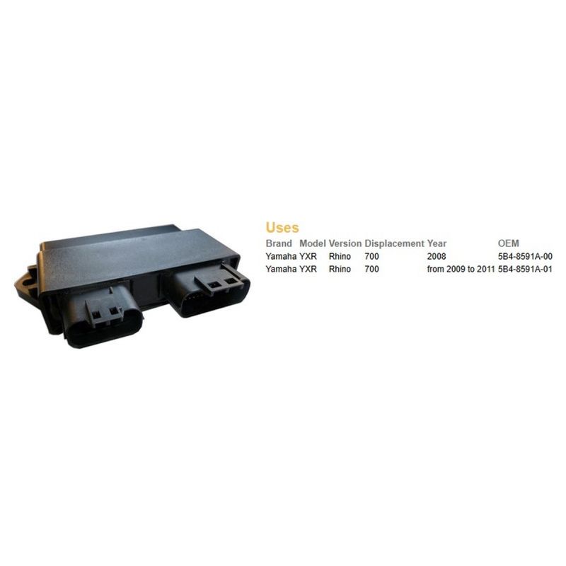 DZE MODUŁ ZAPŁONU CDI YAMAHA YXR 700 RHINO '08-'11 OEM 5B4-8591A-00, 5B4-8591A-01