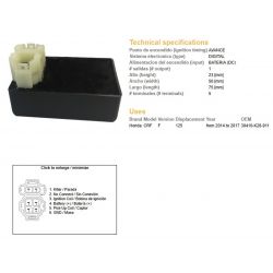 DZE MODUŁ ZAPŁONU CDI HONDA...