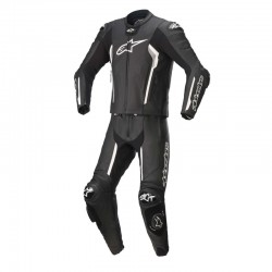 KOMBINEZON SKÓRZANY 2 CZ. ALPINESTARS MISSILE V2 BLACK/WHITE 