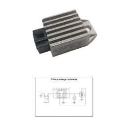 DZE REGULATOR NAPIĘCIA KYMCO 50 AGILITY PEOPLE SUPER 9 TOP BOY 12V/8A ESR019