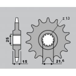 ZĘBATKA PRZEDNIA A4254023140 2082/14z. KAWASAKI ZX-6R '95-'97, TRIUMPH DAYTONA / SPEED FOUR 600 '03-'04, TT 600 '00-'03 - WYPRZE