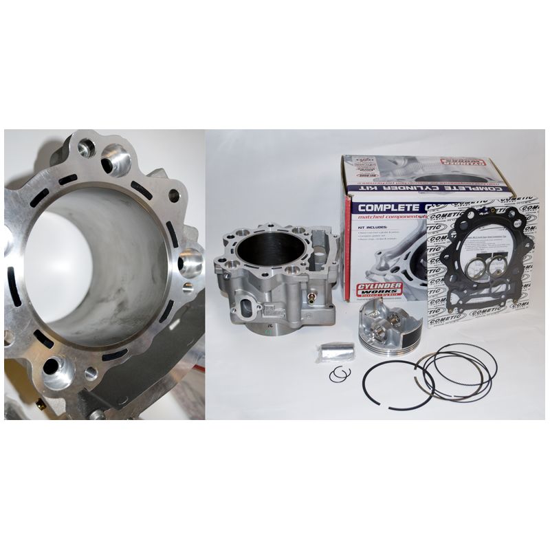 CYLINDER WORKS CYLINDER KOMPLETNY YAMAHA YFM 700 RAPTOR '06-'14 BIG BORE +3MM727CM3 TULEJA ŻELIWNA