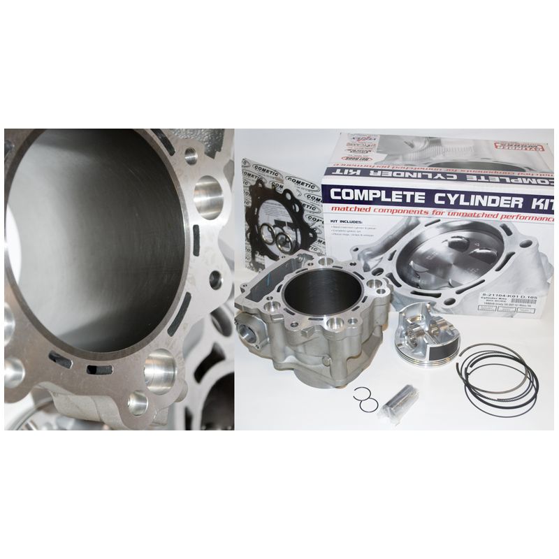 CYLINDER WORKS CYLINDER KOMPLETNY YAMAHA YFM 700 GRIZZLY '07-'13, RHINO '08-'13 BIG BORE +3MM727CM3 TULEJA ŻELIWNA