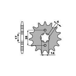 PBR ZĘBATKA PRZEDNIA 2118...