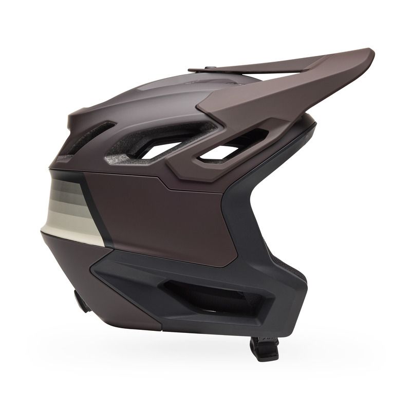 KASK ROWEROWY FOX DROPFRAME PRO GRID COCOA  ENDURO CROSS