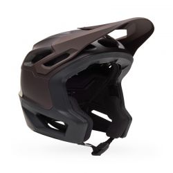 KASK ROWEROWY FOX DROPFRAME PRO GRID COCOA  ENDURO CROSS
