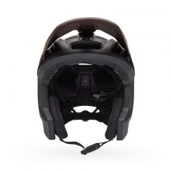 KASK ROWEROWY FOX DROPFRAME PRO GRID COCOA  ENDURO CROSS