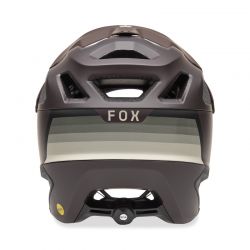 KASK ROWEROWY FOX DROPFRAME PRO GRID COCOA  ENDURO CROSS