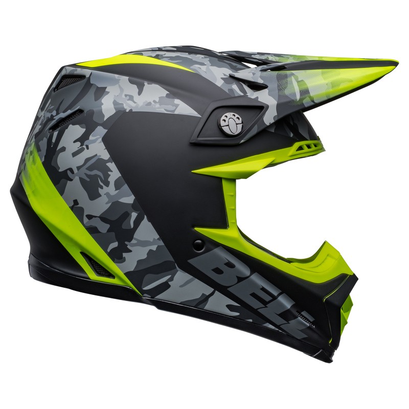KASK BELL MOTO-9 MIPS VENOM MATTE BLACK CAMO/HI-VIZ YELLOW 