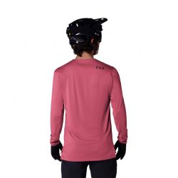 KOSZULKA ROWEROWA Z DŁUGIM RĘKAWEM FOX FLEXAIR BERRY  ENDURO CROSS