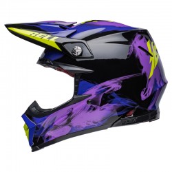 KASK BELL MOTO-9S FLEX SLAYCO BLACK/PURPLE 