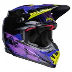 KASK BELL MOTO-9S FLEX SLAYCO BLACK/PURPLE 