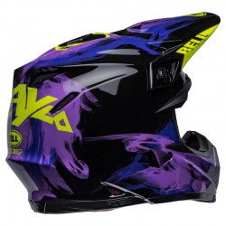 KASK BELL MOTO-9S FLEX SLAYCO BLACK/PURPLE 