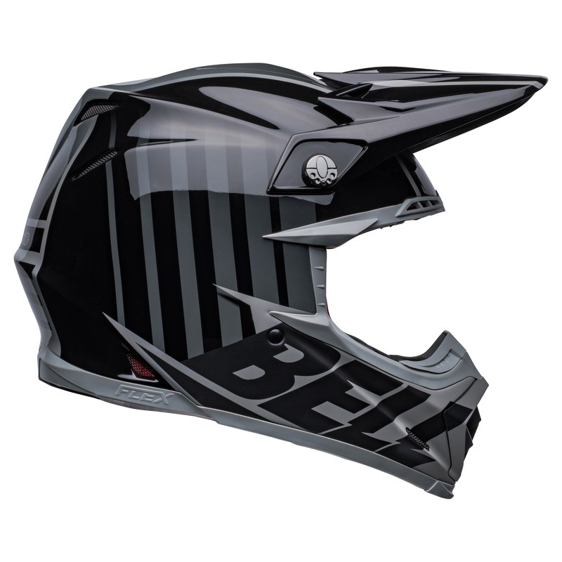 KASK BELL MOTO-9S FLEX SPRINT MATTE/GLOSS BLACK/GREY 