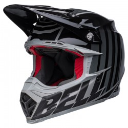 KASK BELL MOTO-9S FLEX SPRINT MATTE/GLOSS BLACK/GREY 
