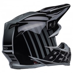KASK BELL MOTO-9S FLEX SPRINT MATTE/GLOSS BLACK/GREY 
