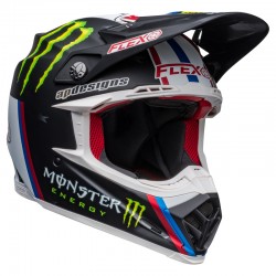 KASK BELL MOTO-9S FLEX TOMAC REPLICA 22 MATTE BLACK/WHITE 