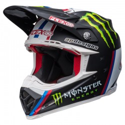 KASK BELL MOTO-9S FLEX TOMAC REPLICA 22 MATTE BLACK/WHITE 