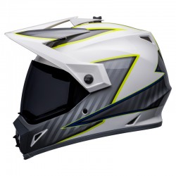 KASK BELL MX-9 ADVENTURE MIPS DALTON WHITE/HI-VIZ YELLOW 