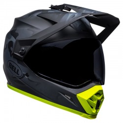 KASK BELL MX-9 ADVENTURE MIPS STEALTH CAMO MATTE BLACK/HI-VIZ 