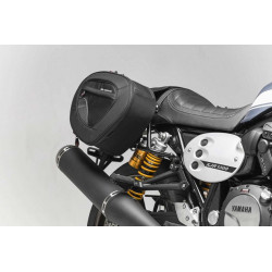 ZESTAW SAKW BOCZNYCH BLAZE I STELAŻY SW-MOTECH YAMAHA XJR1300 (15-), BLACK/GREY 2X14-21L
