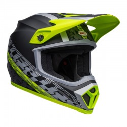 KASK BELL MX-9 MIPS OFFSET MATTE BLACK/HI-VIZ YELLOW 