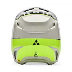 KASK MOTOCYKLOWY JUNIOR FOX V1 COLLECT GREY YELLOW  ENDURO CROSS