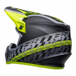 KASK BELL MX-9 MIPS OFFSET MATTE BLACK/HI-VIZ YELLOW 