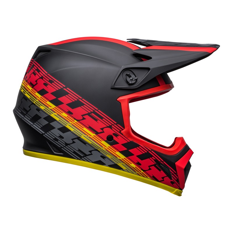 KASK BELL MX-9 MIPS OFFSET MATTE BLACK/RED 