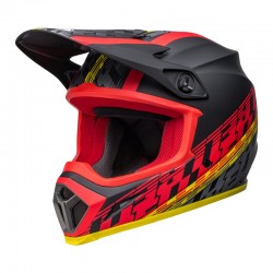 KASK BELL MX-9 MIPS OFFSET MATTE BLACK/RED 
