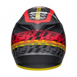 KASK BELL MX-9 MIPS OFFSET MATTE BLACK/RED 