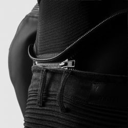 KURTKA MOTOCYKLOWA SKÓRZANA REBELHORN VANDAL 2 BLACK 