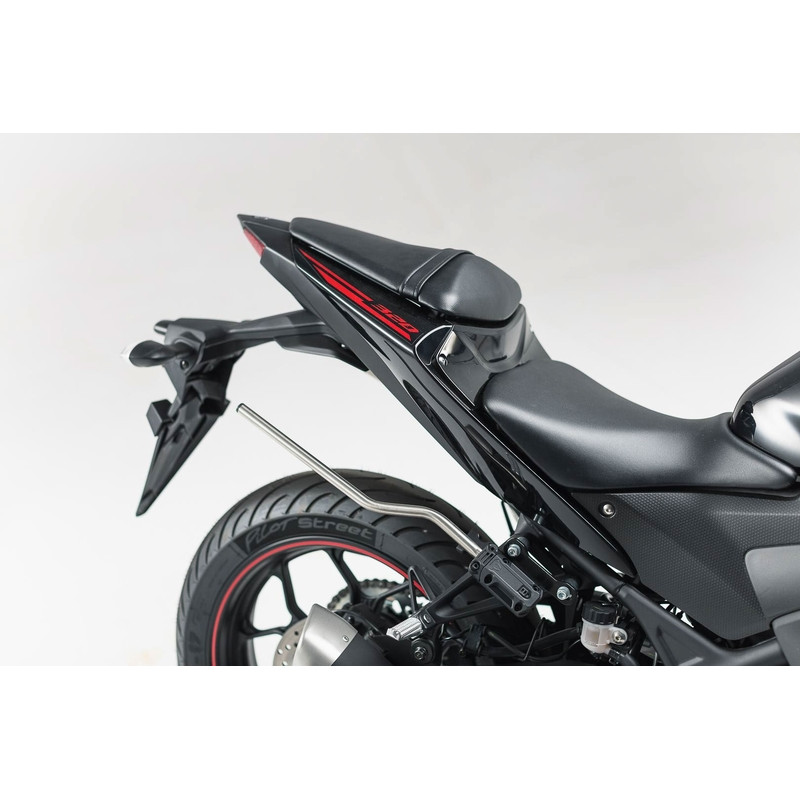 ZESTAW SAKW BOCZNYCH BLAZE H I STELAŻY SW-MOTECH YAMAHA YZF-R3 (15-) BLACK/GREY 2X14-21L