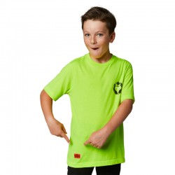T-SHIRT FOX JUNIOR NOBYL FLUORESCENT YELLOW  ENDURO CROSS