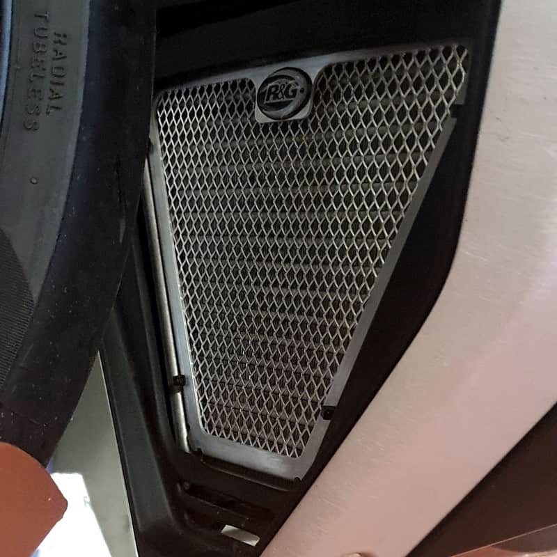 OSŁONA CHŁODNICY OLEJU RG RACING DUCATI PANIGALE V4(S) 18- TITANIUM