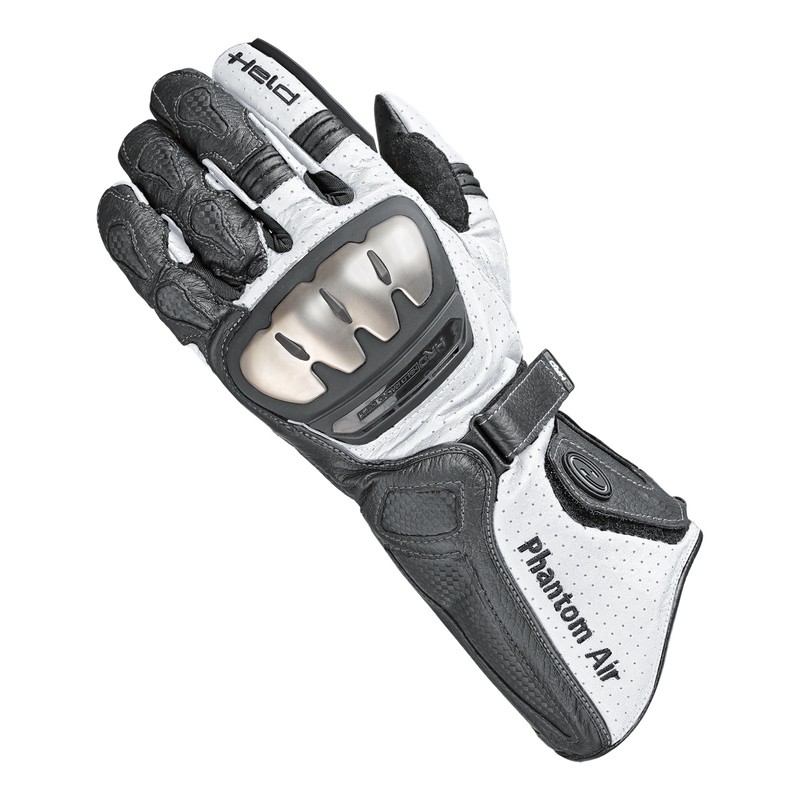 RĘKAWICE SKÓRZANE HELD PHANTOM AIR BLACK/WHITE SLIM 